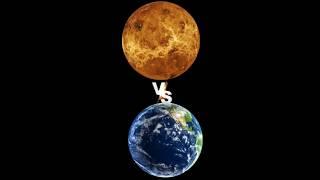 Earth VS Venus #earth #space #solarsystem #universe #planet