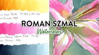 Painting with Roman Szmal Watercolors – Stunning Colors!