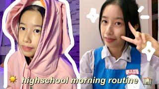 Highschool Morning Routine! *in person* (malaysia) 中学早晨GRWM 2021