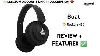 boAt Rockerz 450 Wireless Bluetooth Headphone Review and Features | Amazon Offers Today | #amazon