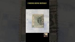 STAMP COLLECTING: HONG KONG 5  MONARCHS #stamps #collection