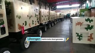 uleengen mobile trailer type diesel generator