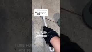 GROUT CLEANING: fast ️ easy ️ fume free ️