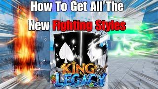 Here Is How To Get All The New Fighting Styles For Update 8 (King Legacy)