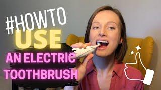 How to Use an Electric Toothbrush Correctly | Live Demo for Perfect Oral Hygiene