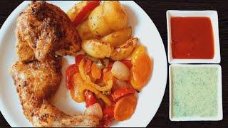 simple and easy roast chicken recipe | whole chicken roast in oven | JM Cucina