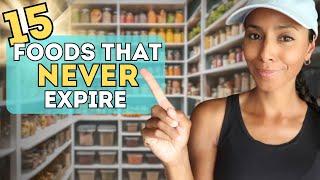 15 Foods to STOCKPILE that NEVER Expire!