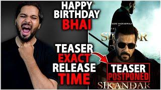 Sikandar Teaser Release Time | Salman Khan Birthday Celebration | Atlee6 Official Update Today