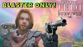 Can you beat Jedi Survivor with only the Blaster?