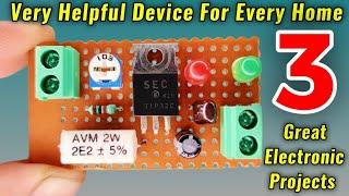 3 helpful Electronics Projects for Beginners