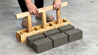 Create a Manual Brick Mold To Make Multiple Bricks At Once - Simple and Easy to do