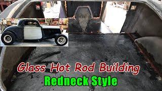 Firewall n Trunk Floor Fab On The 34 Ford Coupe