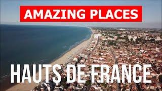 Travel to Hauts-de-France, France | Tourism, nature, vacation, overview, tours | Drone 4k video