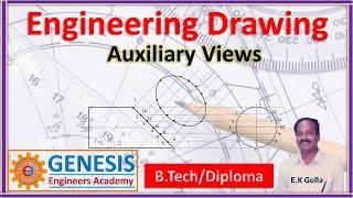 AUXILIARY VIEWS IN ENGINEERING GRAGHICS