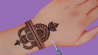 Easy Simple Latest Mehndi Design for Back Hand/New Stylish Arabic Henna Design/Easy Mehandi Design