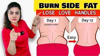 5 Minutes Burn Stubborn Side Fat (Love Handles) - Easily Tone Your Back in 2 Weeks