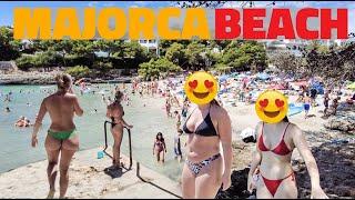 Beach Walk 4K - Majorca Best Beach, Summer Walk 2024