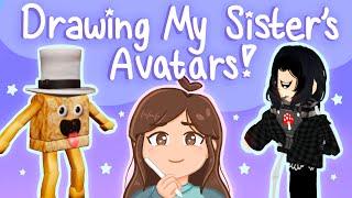 Drawing My Sister’s Roblox Avatars!! | Procreate Tutorial |