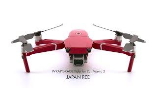 Wrapgrade Poly for Mavic 2 | Japan Red