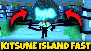 How to FIND KITSUNE ISLAND / SHRINE easily (in 1 minute) - Blox Fruits