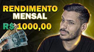 QUANTO INVESTIR PARA GANHAR R$ 1000 DE RENDA PASSIVA TODO MÊS