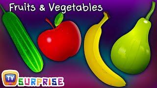 Surprise Eggs Toys Learn Fruits & Vegetables for Kids | ChuChuTV Egg Surprise for Children