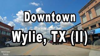Driving Downtown Wylie, TX (II) (Better Dash Cam)