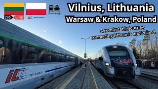 Vilnius, Lithuania to Warsaw & Krakow, Poland by Train: Full Trip Report. Baltics to Poland