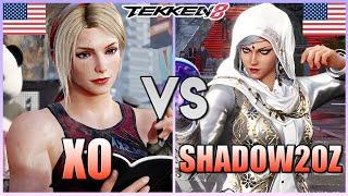 Tekken 8  ▰  XO (#1 Ranked Lidia) Vs Shadow20z (#2 Ranked Zafina) ▰ High Level Matches!