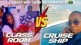 Quit My Job In Jamaica  To Work On The Cruise Ship- Worth it?