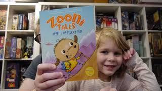 Zooni Tales: Keep it Up, Plucky Pup is a cute graphic novel for kids and parents will enjoy too