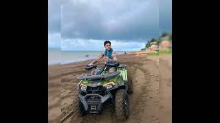 kyline alcantara and Kobe Paras the lovebirds on the beach