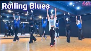 Rolling Blues Linedance/ Easy Intermediate/ 롤링 블루스 라인댄스/ JLDK