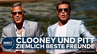 VENEDIG: Glamour pur! - Clooney und Pitt präsentieren packenden Thriller Wolves bei Filmfestspielen!