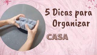 5 Dicas de organização que toda dona de casa precisa saber - Ro Helen #dicasdecasa #organização