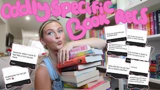 'Oddly specific Book Recs' *books for any mood* ⭐️