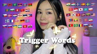 ASMR Trigger Words You Will Love 🫶 in 57 Different Languages | Super Tingly Words! 