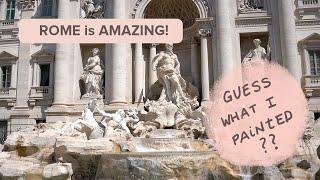 Travel Vlog - Inspiration from Rome: It’s everywhere!  Paint from Your Travels