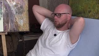 В мастерской художника Александра Егорова