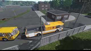 Как сцепить (буксировать) троллейбусы в Oneskyved's trolleybus place