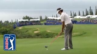 Bubba Watson goes driver-driver-putt for eagle at Kapalua (2011)