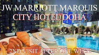 Way Back To Uk 3 Nights in Doha Qatar JW Marriott Marquis Hotel Review /Travel Vlog Holiday Nov 2024