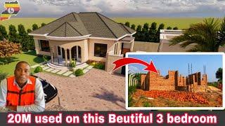 Amount used to build this beautiful 3 bedroom house in Gobero Hoima road