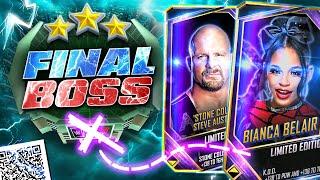 Beating The FINAL BOSS to Get 2 Limited Edition Cards! Special The Rock QR CODE! | WWE SuperCard