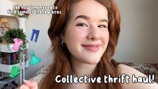 The thrift gods blessed me!  Collective thrift haul | Amelia Sue Jean