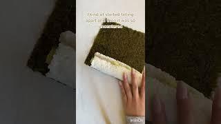 Learn to make sushi at home #snacks #snackidea #sushi