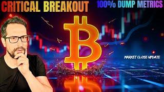Critical Situation: 100% DUMP Metrics - Bitcoin Today