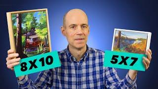 The Best Way to Frame Small Paintings