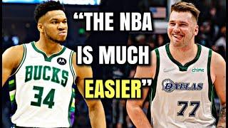 "Europe is WAY HARDER than the NBA" - Giannis and Luka EXPOSE Modern Basketball