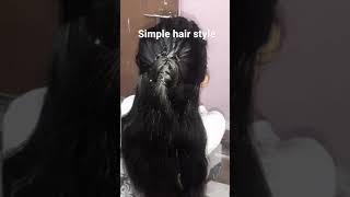 simple hair style | # makeup by ranju| # youtubeshort | # hairstyle shortvideo